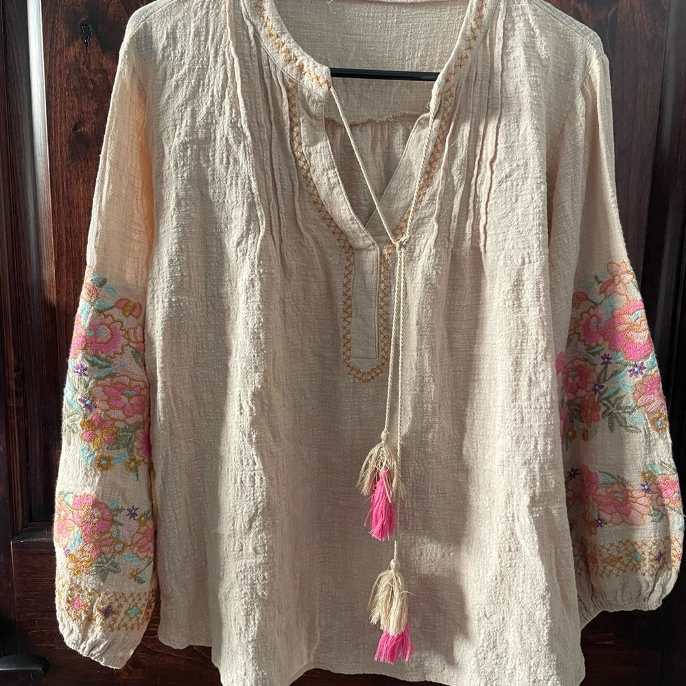 Embroidered Top